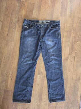 Kenneth Cole Reaction Men's Straight Blue Jeans 38/32